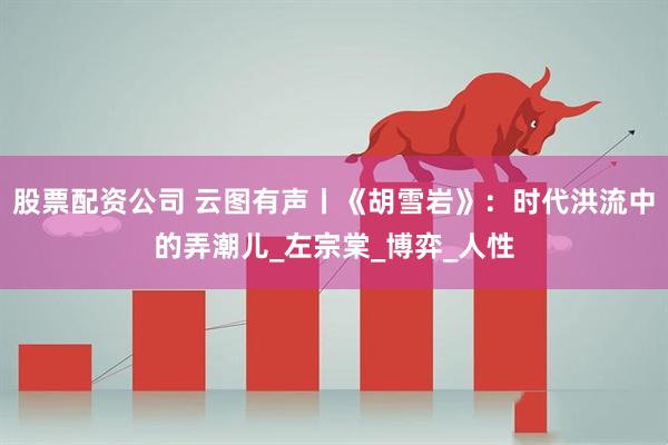 股票配资公司 云图有声丨《胡雪岩》：时代洪流中的弄潮儿_左宗棠_博弈_人性